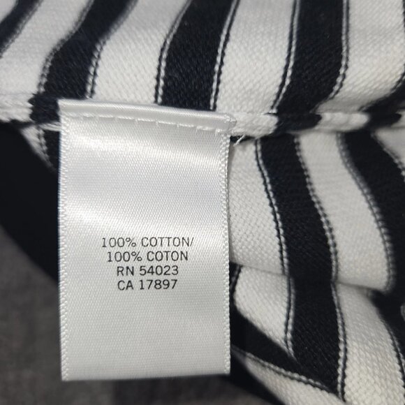 Banana Republic Woman’s 3/4 Sleeve Dress Medium Sweater Blk/Whte - Picture 12 of 13